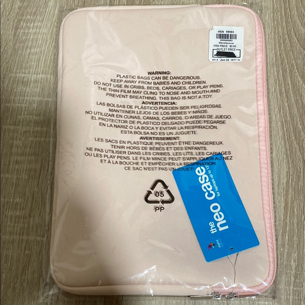 Pink Neoprene Tablet Sleeve